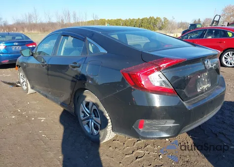 2017 Honda Civic Lx from USA, damaged, VIN 19XFC2F56HE214736